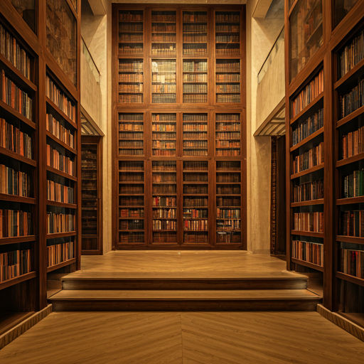 Interior of a luxury riad library